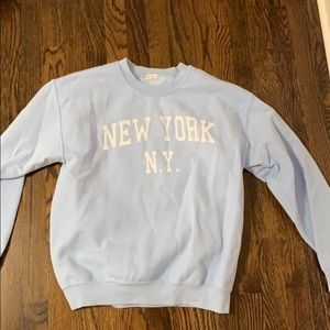 Baby blue brandy Melville sweatshirt